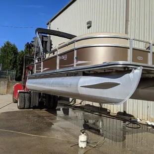 Cannon Water Adventures pontoon boat rentals.