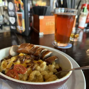 Gaelic Mac and cheese. A tiny salty, but again it does have bacon in it...  super friendly!