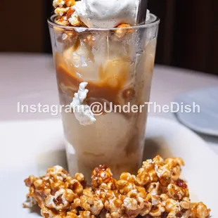 Popcorn Ice Cream Sundae