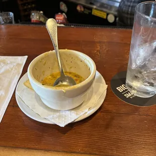 Soup of the day. Sausage Artichoke.