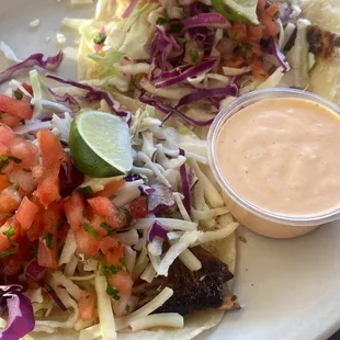 $3 fish tacos on Thursdays! (Per taco) so delicious!