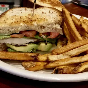 Chicken avocado club