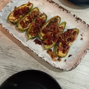 Baked jalapeños