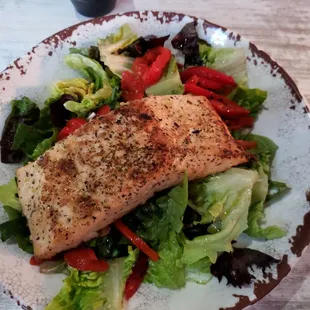 Crusted Salmon Salad