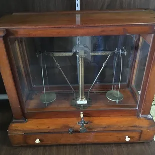 Gold scale from California Gold Rush.