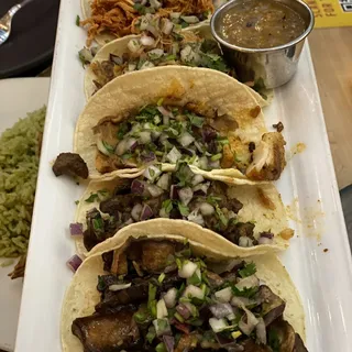 FIVE TACO SAMPLER
