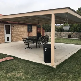 Metal porch all steel. !