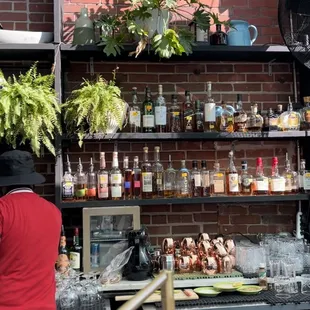 Outdoor bar