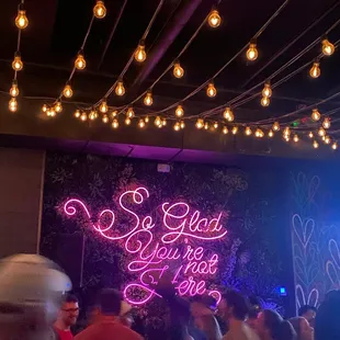 a crowd of people at a party