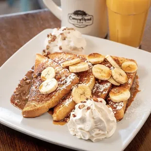 banana foster french toast