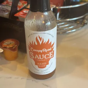 Hot sauce made in house