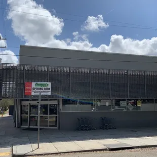 the outside of a building