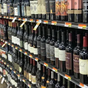 a variety of wines