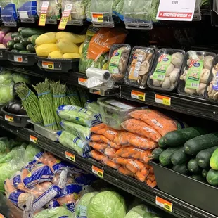 a variety of vegetables