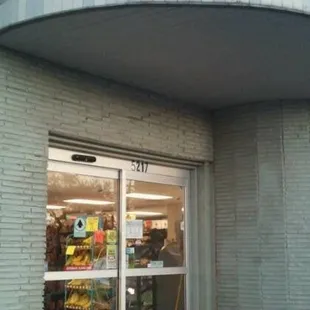 outside