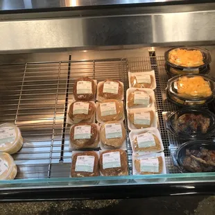 a variety of baked goods