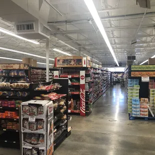 a grocery store aisle