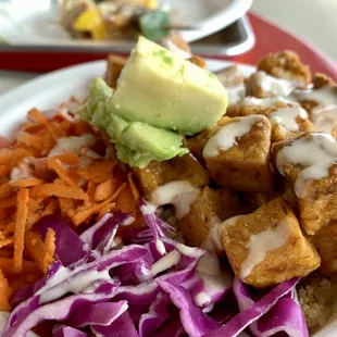 Spicy Tofu Quinoa Bowl