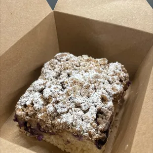 Blueberry crumb cake fantasticness!!!
