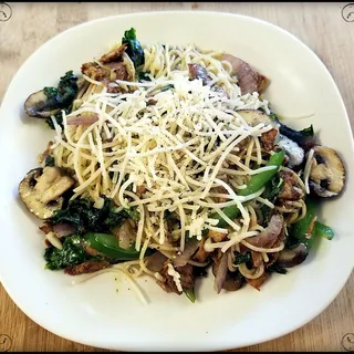 Angel Hair Vegan Chicken Pasta