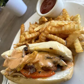 Spicy Vegan Sausage Hoagie