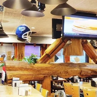 the interior of the restaurant