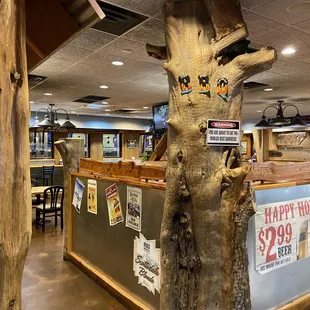 the inside of the restaurant