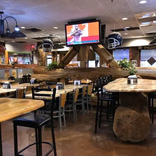 the inside of the restaurant