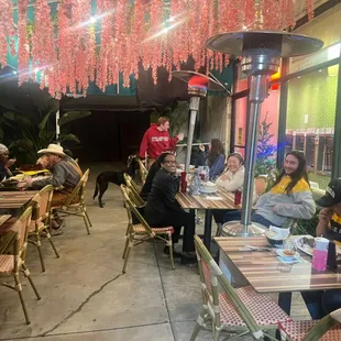 Outdoor Heated Dining Patio