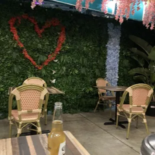 Charming outside patio!