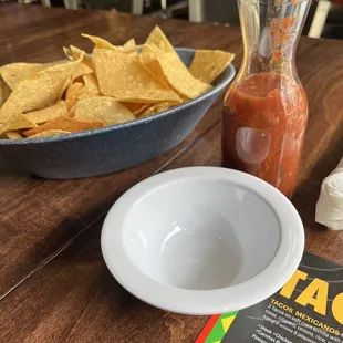 Chips and salsa aren't complimentary but for $4, I highly recommend.