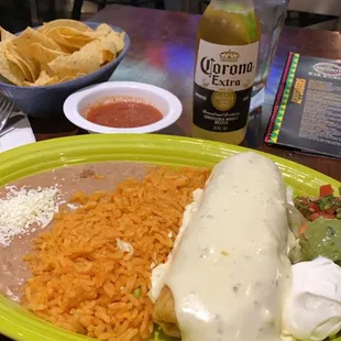 Beef Chimichanga