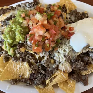 Carne Asada Super Nachos