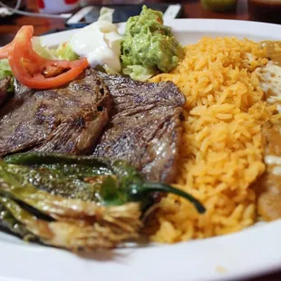 Carne Asada Plate