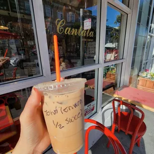 Iced John Lennon (mocha with English toffee)