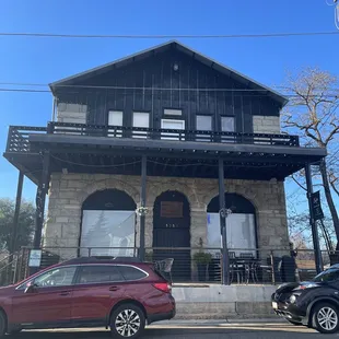 The building from the street.