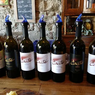 Nice variety of wine