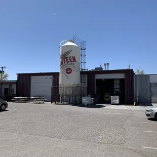 the outside of the building