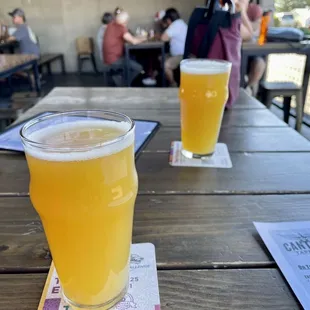 Refreshing Hazy IPA after a nice hike!