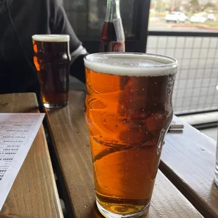 Amber with Coke bottle in background