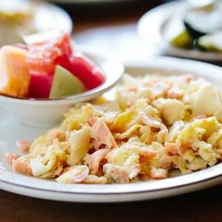 Lox, Eggs & Onions Scrambled