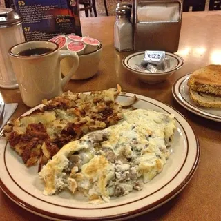 Fresh Mushroom Omelette