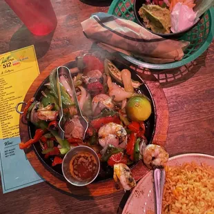 Best shrimp fajitas ever!