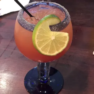 Skinny strawberry margarita