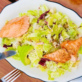 Caesar Salad w/ Salmon