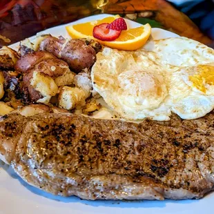 steak, food