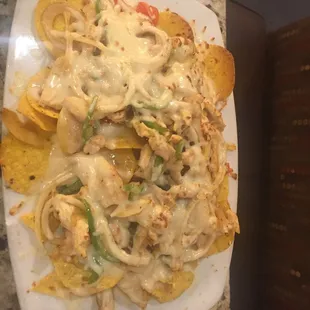 Lunch Chicken Fajita Nachos