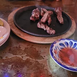 steak, food