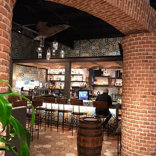 the interior of a restaurant