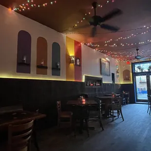 the interior of a restaurant